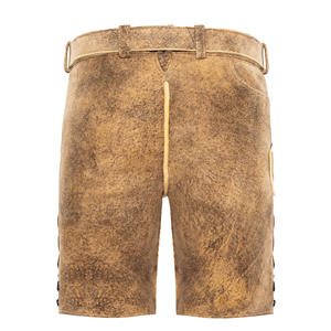 Nuevo estilo moda bávaro Lederhosen corto hombres venta al por mayor peso ligero buena calidad Oem mejor precio bávaro corto - Product Image 2