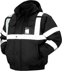 Vestes de travail réfléchissantes de haute qualité pour hommes, vestes à haute visibilité pour hommes - Product Image 1