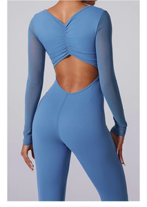 Offre Spéciale femmes léger ensemble de sport course à pied nu sentiment entraînement costumes Fitness Yoga porter 5 pièces ensemble de sport - Product Image 6