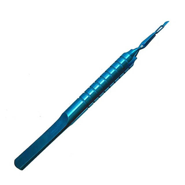 1.0mm 18cm 14cm Titanium Micro Ophthalmic Ring Tip Tweezers Eye Tools for Ophthalmology Instruments Optical Use