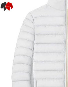 แจ็กเก็ตขนเป็ดคอปกตั้งสำหรับผู้ชายสไตล์ลำลองสำหรับฤดูหนาวผ้าทอและการออกแบบโลโก้ด้านหน้าแบบกำหนดเอง - Product Image 6