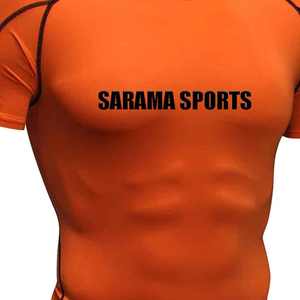 Ventes chaudes de t-shirts de rashguard MMA pour hommes, respirants, imprimés numériquement personnalisés, manches courtes, polyester, couleur personnalisée - Product Image 4