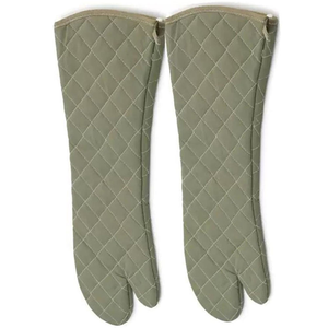 Gants de cuisine en silicone résistants à la chaleur avec manches longues, protection renforcée, intérieur doux et antidérapant de qualité supérieure - Product Image 2