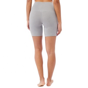 Pantalones cortos de Yoga de compresión personalizados a precio barato al por mayor para mujeres Pantalones cortos de yoga personalizados de cintura alta en forma de V para mujeres - Product Image 2