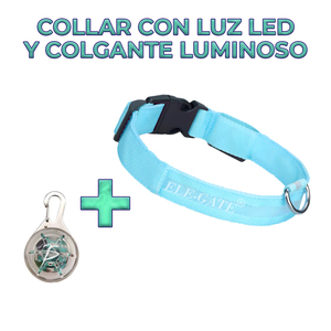 Collare Moderno di Lusso per Animali Domestici con Luce LED RGB, Pallina LED Illuminata per Sicurezza, in Nylon Poliestere, Stampa Semplice a Tinta Unita per Cani e Gatti - Product Image 3