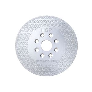 Disque de découpe diamanté électroplaqué double face HGP 105/125/150/180/230mm Haute Efficacité pour Carrelage, Marbre, Céramique – Amélioré - Product Image 1