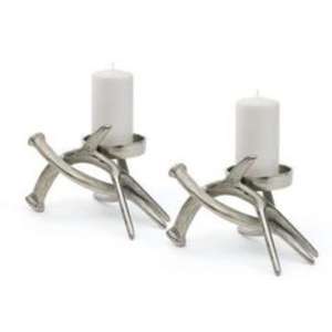 Portavelas de aluminio bellamente detallado con acabado de alta calidad y artesanía de primera calidad para temas modernos y de decoración - Product Image 3