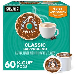 กาแฟคาปูชิโน่แบบคลาสสิก The Original Donut Shop สำหรับเครื่องชงกาแฟแบบแคปซูล Keurig Single-Serve K-Cup Pods บรรจุ 60 แคปซูล - Product Image 1