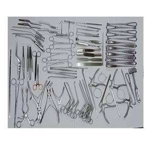Manuel de kit de chirurgie rachidienne orthopédique de qualité allemande de 78 pièces de haute qualité comprenant des instruments de base de laminectomie de craniotomie - Product Image 1