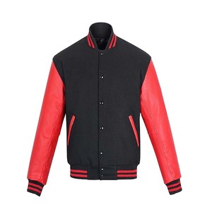 OEM personnalisé hiver Vintage école collège hommes vestes manteau laine Letterman grande taille culture veste universitaire - Product Image 5