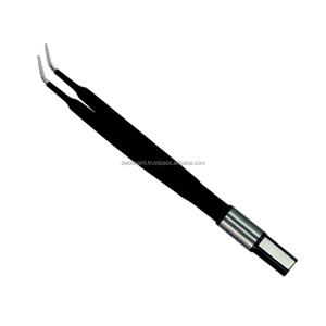 Pinzas Bipolares Iris Premium Curvas con Punta No Adhesiva, Conector Europeo, Grado Médico, Certificación CCC Clase II, Manual, OEM - Product Image 2