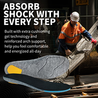 Meilleures semelles de chaussures en feutre de coussin de confort anti-fatigue absorbant les chocs pour bottes de travail