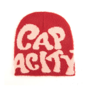 Gorro Jacquard con logotipo personalizado al mejor precio, gorro de punto de calavera de invierno con diseño plegable sin puños, gorro estampado para viajes, MOQ bajo - Product Image 3