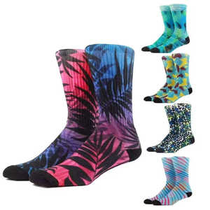 Wholesale Custom Cheap 360 Degree Print Crew <b>Socks</b> for <b>Men</b> Cotton Blend Quick Dry Sporty - Product Image 6