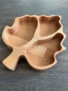 Plateau de service carré classique en bois peint à la main pour cadeaux - Product Image 2