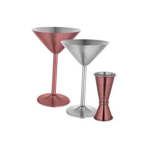 แก้วไวน์มาร์การิต้าโรสโกลด์350มล. แก้วไวน์ค็อกเทลสแตนเลส - Product Image 1