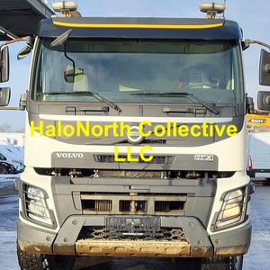 Camions d'occasion Volvo FMX 460 Tipper 8X4 de 2016, transmission automatique, moteur diesel, conduite à gauche, Euro 6, avec grue et benne basculante - Product Image 1