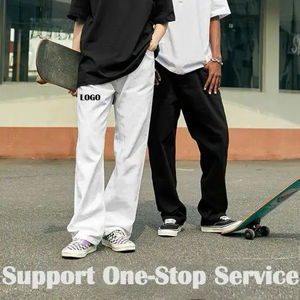 Pantalon en jean slim pour homme de haute qualité, personnalisé, avec boutons décoratifs, style baggy, jean skinny de printemps, directement du fabricant pour tous - Product Image 6