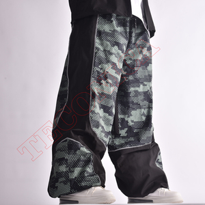 Pantalon de ski de snowboard isolé et personnalisé pour hommes imperméable et coupe-vent respirant pantalon thermique doublé polaire grande taille imprimé OEM - Product Image 2