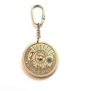 Llavero colgante de Metal y latón dorado, diseño de bolsillo, diferentes formas - Product Image 6