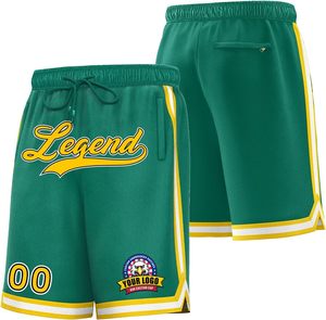 Pantalones cortos de baloncesto de alta calidad para hombres y jóvenes Material transpirable listo para sublimación y opciones de ajuste personalizado - Product Image 1