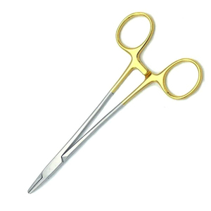 Porte-aiguille cruciforme en carbure de tungstène et acier inoxydable, 7 pouces, réutilisable, forceps chirurgical manuel pour pont osseux, CE - Product Image 1