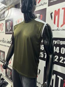 Camiseta Deportiva sin Mangas para Hombre, de Secado Rápido, para Gimnasio y Fitness, con Ribete en Contraste, para Correr, Entrenamiento, con Logotipo Personalizado - Product Image 3