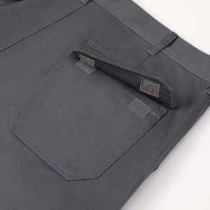 Pantalones de trabajo de lona personalizables Algodón-Poliéster de secado rápido Patrón recto Cintura media Soporte de logotipo bordado - Product Image 6