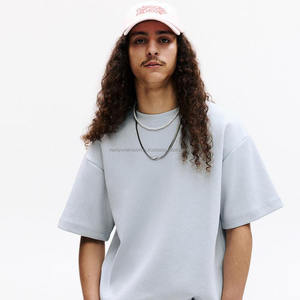 Vêtements pour hommes 100% coton T-shirt blanc Heavyweight Hot Designer T-shirt pour hommes Tee Tops - Product Image 4