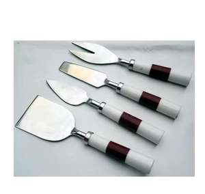 Juego de queso con mango de madera de mango con cortador de queso de calidad superior para uso doméstico en la cocina accesorios cuchillo de queso - Product Image 2