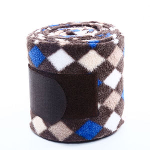 Bandages en polaire pour le polo équestre, bandages pour les jambes des chevaux, bandages en polaire, bandages de protection pour les jambes des chevaux, soins des bandages - Product Image 4