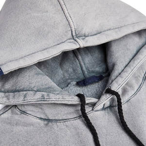 Sweat-shirts à capuche personnalisables pour hommes, effet délavé, 100% coton, hiver, motif uni, respirant, séchage rapide, tissu français, couleur personnalisée - Product Image 4