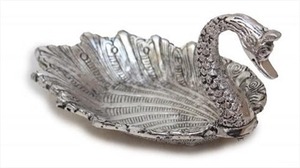 Tazón de Frutos Secos de Metal Dorado con Forma de Pato, Bandeja Decorativa Urli, Regalo Festivo Premium, Decoración para el Hogar de Diwali, Tazón para Servir Kaju y Badam - Product Image 2