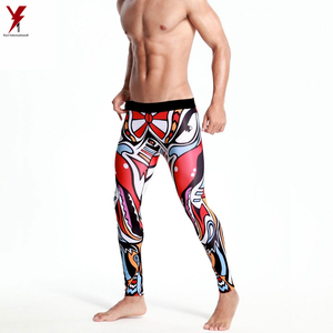 Ropa activa de color sólido para hombre, mallas de secado rápido, pantalones deportivos elásticos MMA BJJ, polainas para hombre a la venta ahora - Product Image 2
