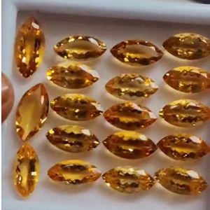18ชิ้นของ Citrine ธรรมชาติ14x7มม. 16x8มม. Marquise Facet 50 CTS Lot iroc ขายคุณภาพสูง sunehla พลอยตัดเรา $75สำหรับทุกคน - Product Image 2