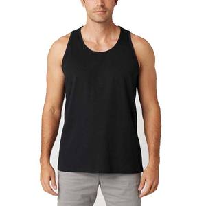 Camisetas sin mangas de Color negro para hombre, ropa de talla grande, estilo callejero, ropa de verano transpirable de algodón, camisetas sin mangas para gimnasio y Fitness para hombre - Product Image 1