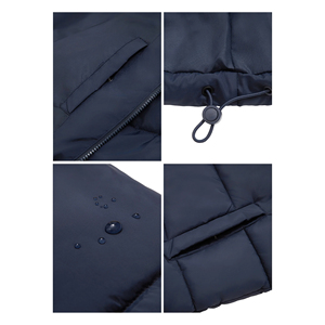 Chaqueta de Invierno para Hombre, Acolchada, con Capucha Desmontable, Estilo Holgado, Diseño Sólido, Gruesa, de Algodón - Product Image 4