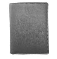 Dompet Bisnis Kulit Asli Unisex Terlaris 2023 Logo Kustom Perlindungan RFID PVC Tahan Air Resleting Pendek Pria