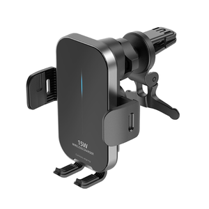 Support de chargeur sans fil pour téléphone, chargeur de voiture sans fil rapide 15W - Product Image 1