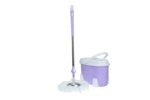 <b>Spin</b> <b>Mop</b> Bucket Cleaning Flat <b>Mop</b> and Bucket Set Factory Direct Microfiber Cleaning <b>Mop</b> Hands Free Bucket No Foot Pedal - Product Image 3