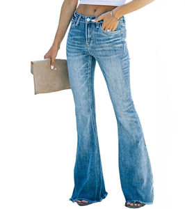 Jeans de Mezclilla de Alta Calidad para Mujer, Corte Recto, Cintura Media, Largos, Estilo Casual Retro, Transpirables para Invierno, Colores Personalizables - Product Image 1