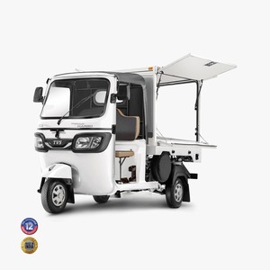 Tricycle électrique TVS pour le transport de marchandises, vert, fermé, trois roues, véhicule de livraison léger, usage commercial - Product Image 4