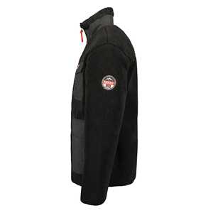 Veste en polaire à fermeture éclair tendance, nouvelle, respirante, lourde et durable pour hommes, incontournable, col montant, tissu doux et chaud - Product Image 4