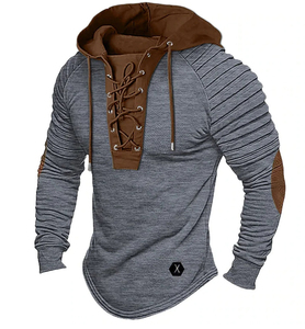 2024 sudadera de Color sólido para hombre, ropa de calle con capucha, diseño de estampado deportivo, Sudadera con capucha estampada en caliente, Primavera, Otoño Invierno, talla 6XL - Product Image 3