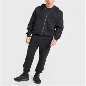 Foundation Full Zip Hoodie Premium Heavyweight Sudadera de algodón Oversized Streetwear Hoodie para hombres Chaqueta de moda casual. - Product Image 4