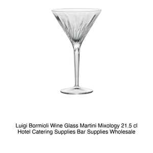 Copa de Vino Luigi Bormioli Martini Mixology 21.5 cl, Suministros para Hostelería, Suministros para Bares, Venta al por Mayor - Product Image 2