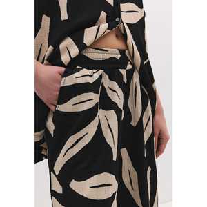 Pantalon décontracté à motif coupe classique 100% polyester - Product Image 4