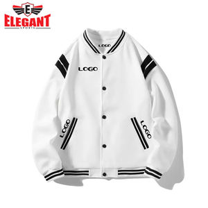 Veste de baseball en molleton, fabricant pakistanais, vêtements d'équipe universitaire pour hommes, manches longues, veste de baseball à lettres - Product Image 3