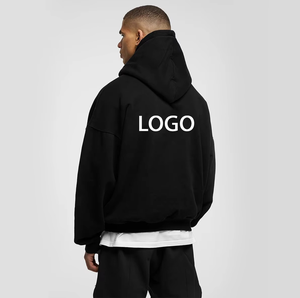 2025 Custom logo High Quality Oversized Crew Neck Worn-out Pickled Sweatshirt Cotton Vintage <b>Spray</b> Dyed Fleece Pocket Sweatshirt - Product Image 2