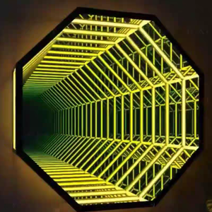 لافتة نيون رائد فضاء مخصصة مع إشارة مرآة لانهائية ومطبوعة بآشعة فوق مطبوعة للحفلات وعلامة نيون أفضل معًا العاصمة/من من من من من حيث الدين - Product Image 1